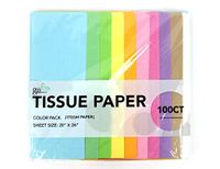 Gift Expressions Tissue Paper Bulk, 20 x 26 Inches, 100 Count, Assorted Pastel Colors, Thick Gift Wrapping Tissue Paper for Gift Bags, Paper Bags, Mother’s Day & DIY Craft Supplies, Premium Quality