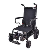 ZXOIHH Folding Electric Stair Climber, Aluminum Alloy Wheelchair for Elderly/Disabled, with ABS System Electromagnetic Brake