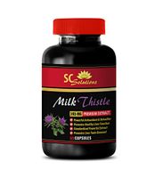 Liver Support for Women - Milk Thistle Premium Extract 245 MG - Turmeric Curcumin Capsule - 1 Bottle (60 Capsules)