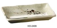 Yanco HO-2408 Honda Rectangular Plate,  8" Length, 5.5" Width, Melamine, Pack of 48