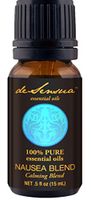 Nausea Relief Oil Synergy Blend, Popular for Motion and Morning Sickness, Gas, Bloating and Indigestion, 100% Pure Essential Oils, Ginger, Lavender, Peppermint & Spearmint, 15 mL