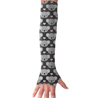 QG ZZX Cute Koalas and Pink Hearts Unisex Compression Arm Sleeves UV Protection Performance Arm Sleeve - for Outdoor Sports Baseball,Basketball,Football (1 Pair)
