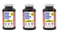 Yerba Prima, Fiber Plus Senna Caps, 3 Pack (180 Capsules)