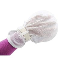 XIHAA Finger Control Mitts, Hand Infection Protectors Padded Mitts,Safety Universal Prevent Finger Harm Fixed Gloves for Medical Restraints Patient,1pcs