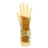 Deluxe Lace-Up Wrist Splint for Comfort and Stability, Single Pull Closure, for Carpal Tunnel, Arthritis or Pain Relief, Left, X-Large