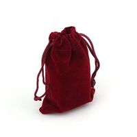 Tinksky 10pcs Gift Bags Candy Bags Velvet Drawstring Wedding Favor Jewelry Pouch,912cm