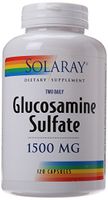 Solaray Glucosamine Sulfate Capsules, 1500mg, 120 Count