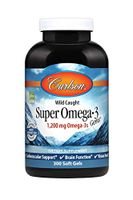 Carlson - Super Omega-3 Gems, 1200 mg Omega-3 Fatty Acids with EPA and DHA, Wild-Caught Norwegian Fish Oil Supplement, Sustainably Sourced Fish Oil Capsules, Omega 3 Supplements, 300 Softgels