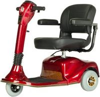 Golden Technologies Companion Scooter in Vermillion Red