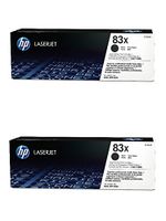 HP 83X (CF283X) Black High Yield Toner Cartridge 2-Pack Toner