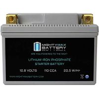 Mighty Max Battery YTZ5S Lithium Battery Replacement for LFX09L2 Power Sport Brand Product