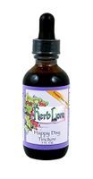 Happy Day Flower Essence and Rose Tincture - 2 oz - Herb Lore - Includes Elm, Gentian, Gorse, Larch, Mustard, Sweet Chestnut, and Wild Rose Bach Flower Remedies for Positive Mood Support