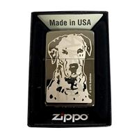 Zippo Custom Lighter - Black Ice Sublime Band Dog