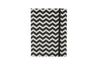 A6+ Quality Pocket Notebook – “Black Chevron" Design – 160 Pages – Ruled - Size - (5.9 X 4.4)