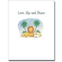 Christmas Holy Note Cards Tidings of Xmas Assortment w/ Envelopes Including Lion and Lamb