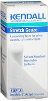 Kendall Stretch Gauze. 4 in x 4.1 yds (stretched)