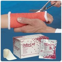 Delta-Cast Conformable Polyester Casting Tapes, Color: White, Size: 3" x 4 yd - Model 553240