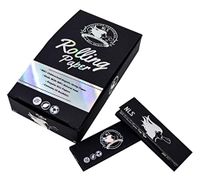NLS Unrefined Hemp Classic 1.25 1 1/4 Size Cigarette Rolling Papers (Box 25 booklets), Non-GMO, Organic, Unbleached, 100% Natural Gum