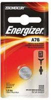 Energizer Watch Battery 1.5 Volt A76 1 Each (Pack of 4)