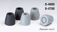 Harvy Canes - Replacement Grey Quad Cane Tips - Retail Pack - 5/8" Diameter