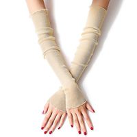 ECHERY Long Lace Sunscreen Arm Cooling Protective Sleeves for Men/Women Outdoor Activities UV Skin Protection