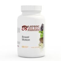 Bowel Motion Supplement, Digestive Gut/Colon Cleanse with Fennel (100 Capsules)