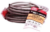 Southwire Bond Wire With Steel Armor Thhn 14 Ga, 15 Amp 600 V 90 Deg C 25 '
