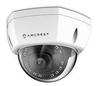 Amcrest UltraHD Outdoor 4-Megapixel PoE Vandal Dome IP Security Camera - MicroSD Storage, IP67 Weatherproof, IK10 Vandal-Proof, 4MP (2688 TVL), IP4M-1028E (White)