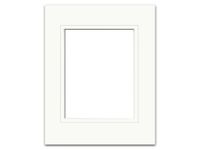 PA Framing, Double Mat, 16 x 20 Inches Frame for 11 x 14 Inches Photo Art Size - White Core/White Upper and Inner Mat