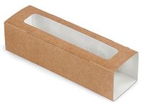 Kraft Macaron Cookie Box Sleeve (100 Pack) 2-1/2x8-1/4x2"