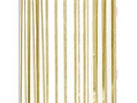 Pack of 100, Gold Vertical Stripe 3.5 x 2 x 7.5" Cello Bags 1.2 Mil Great for Christmas, Valentine's Day, & Wedding Favor