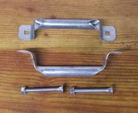 Pair Garage Door 6.5" Lift Handles w/Hardware DIY Truck Overhead Shed Barn
