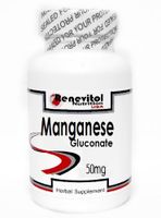 Manganese Gluconate 50mg 100 Capsules ~ Renevitol