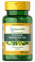 Puritan's Pride Evening Primrose Oil 500 mg with GLA-100 Softgels