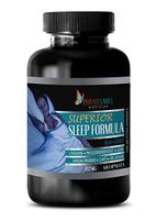 Energy Supplements for Men - Superior Sleep Formula 952 Mg - 5-htp and GABA - 1 Bottle (60 Capsules)
