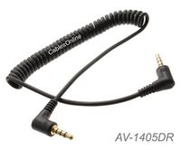 CablesOnline 5ft Right-Angle to Right-Angle 3.5mm (1/8") Stereo TRRS 4-Pole Male/Male Coiled Audio Cable, AV-1405DR