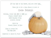 The Great Pumpkin Baby Shower Invitations - Set of 20