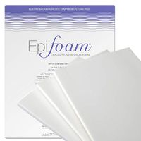 Epifoam -7.75 x 11.5 x .5 in - (3 sheets) Silicone Backed Compression Foam Pads from Biodermis