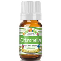 Pure Gold Citronella Essential Oil, 100% Natural & Undiluted, 10ml