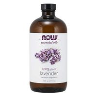 NOW Essential Oils, Lavender Oil, Soothing Aromatherapy Scent, Steam Distilled, 100% Pure, Vegan, 16-Ounce