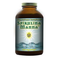 HealthForce Spirulina Manna - 450 Vegan Capsules - Certified Organic Spirulina, Superfood - Plant-Based Protein, Rich Source of Vitamin A - Non-GMO, Gluten-Free - 90 Servings