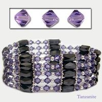Accents Kingdom Magnetic Hematite Necklace Bracelet Made with Swarovski Crystals T