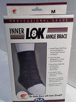 BSN Medical/Jobst 40-511MDBLK Inner Lok 8 Ankle Brace, Medium, Black