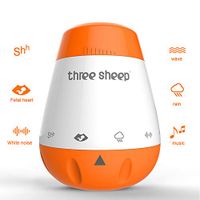 White Noise Machine - Sound Machine for Sleeping & Relaxation Soothing Nature Sounds and Auto-Off Timer Voice Control Portable Noise Machine Baby & Kids Sleep Therapy for Home, Office, Travel