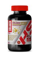 Skin Nail and Hair Vitamins - Collagen 3000MG HYDROLYZED PEPTIDES - Type I & III (Bovine) - hydrolyzed Collagen peptides Capsules - 1 Bottle 120 Capsules