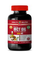 Metabolism Energy Booster - Premium MCT Oil 3000 MG - Keto Formula - mct Oil Capsules Weight Loss - 1 Bottle 120 Liquid Capsules