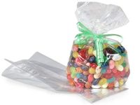 Pack Of 100, Solid Cello Bags 3.5 X 2 X 7.5" Clear Gusset Style Cello Bags 1.2 Mil For Cups, Mugs, Candles, Gifts & Larger Quantities Of Food Items