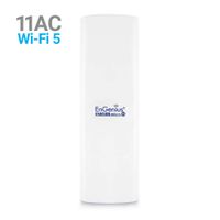 EnGenius EnJet Outdoor 5GHz AC Wave 2 CPE/Client Bridge, Long-Range, Point-to-Point, IP55, 27dBm, with 16 dBi High-Gain Antenna (ENH500v3)