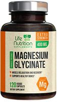 Magnesium Glycinate Capsules Highest Potency Chelated 400mg - High Absorption Mag Supplement - Made in USA - Best Vegan Stress Relief, Sleep, Muscle Cramps & Relaxation, Non-GMO - 120 Capsules