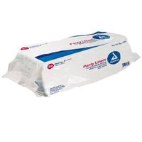 Dynarex 1335  Panty Liners, Sq End w/Adhesive Tab, 4"x11" (21 gr)-10/25/Cs
